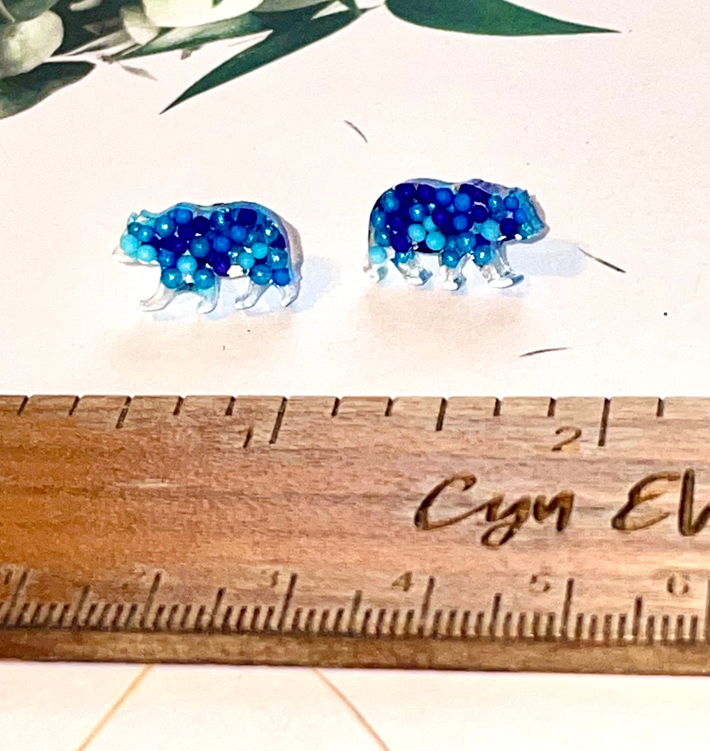 Bear Candy Sprinkles Stud Earrings