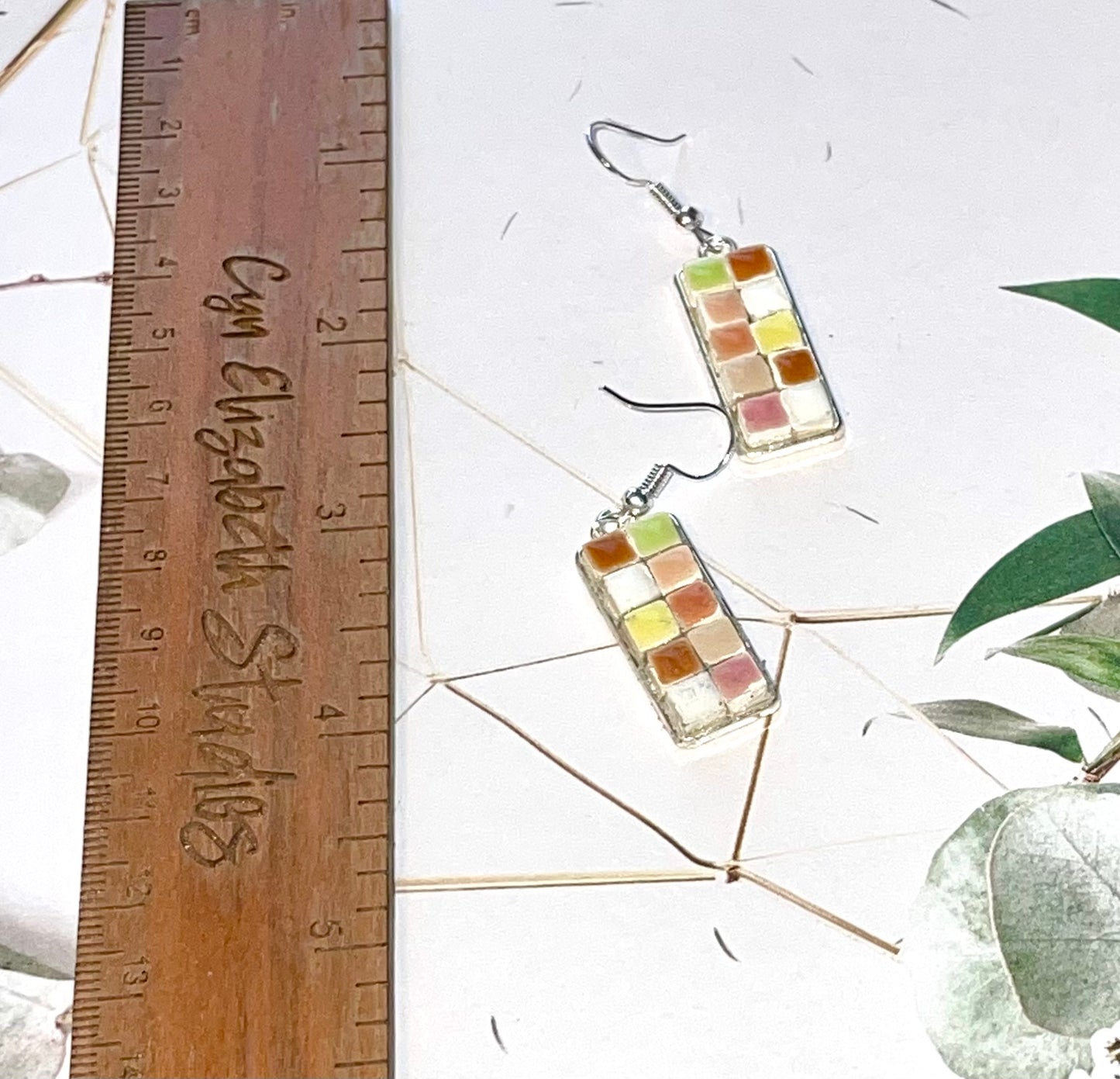 Spring Mix Mini Tile Earrings