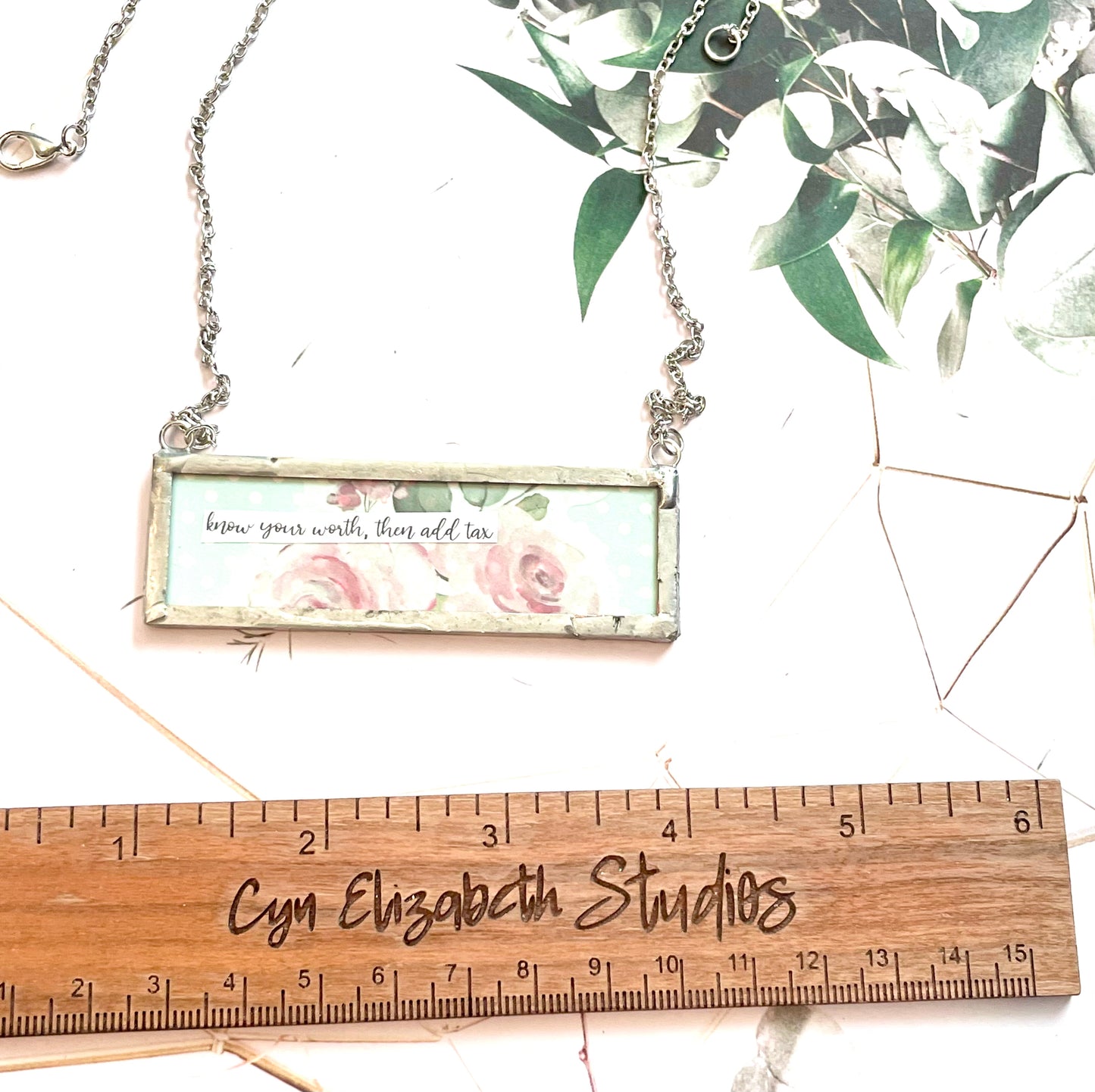 Know Your Worth/Wild Like Fire Slide Pendant Necklace
