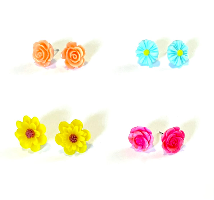 Flower Stud Earrings