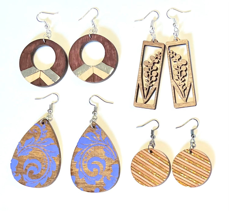 Wood Earrings