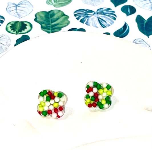 Candy Sprinkles Stud Earrings