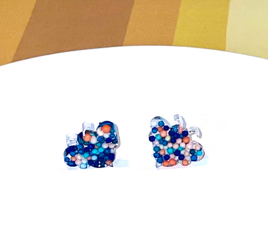 Bee Candy Sprinkles Stud Earrings