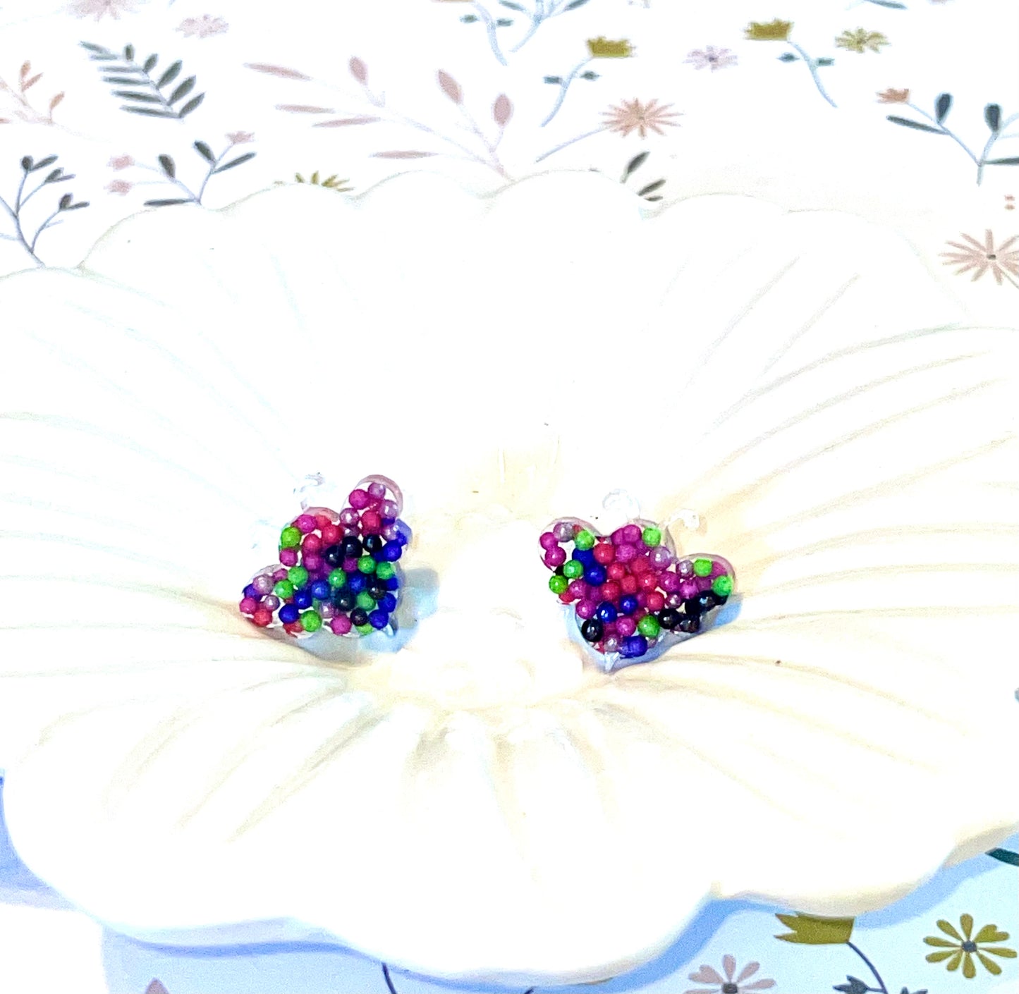 Butterfly Candy Sprinkles Stud Earrings