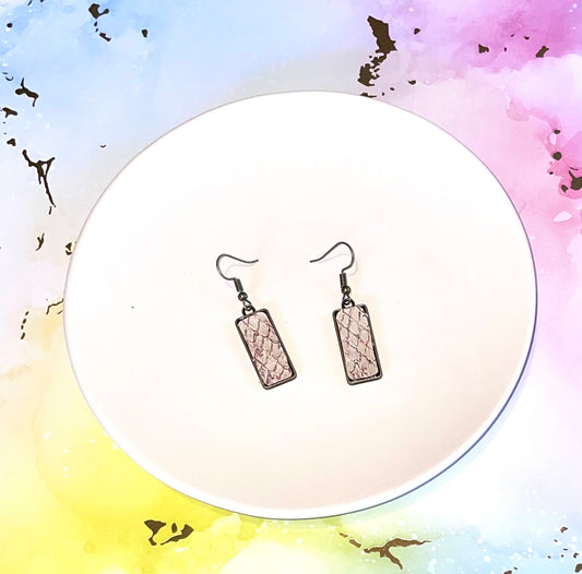 Salmon Skin Earrings