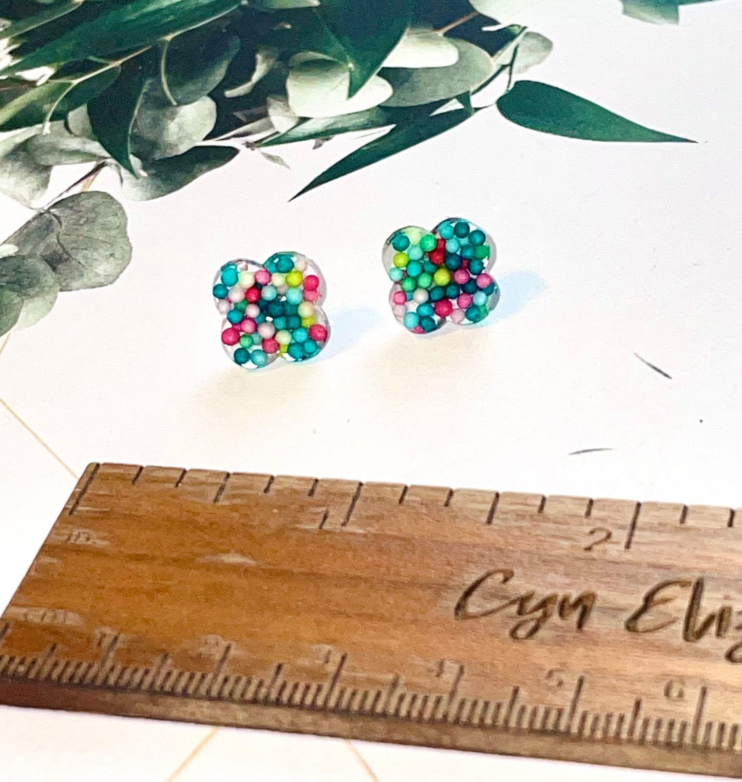 Candy Sprinkles Stud Earrings