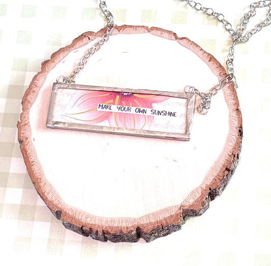 Make Your Own Sunshine/Kill a Plant Pendant Necklace