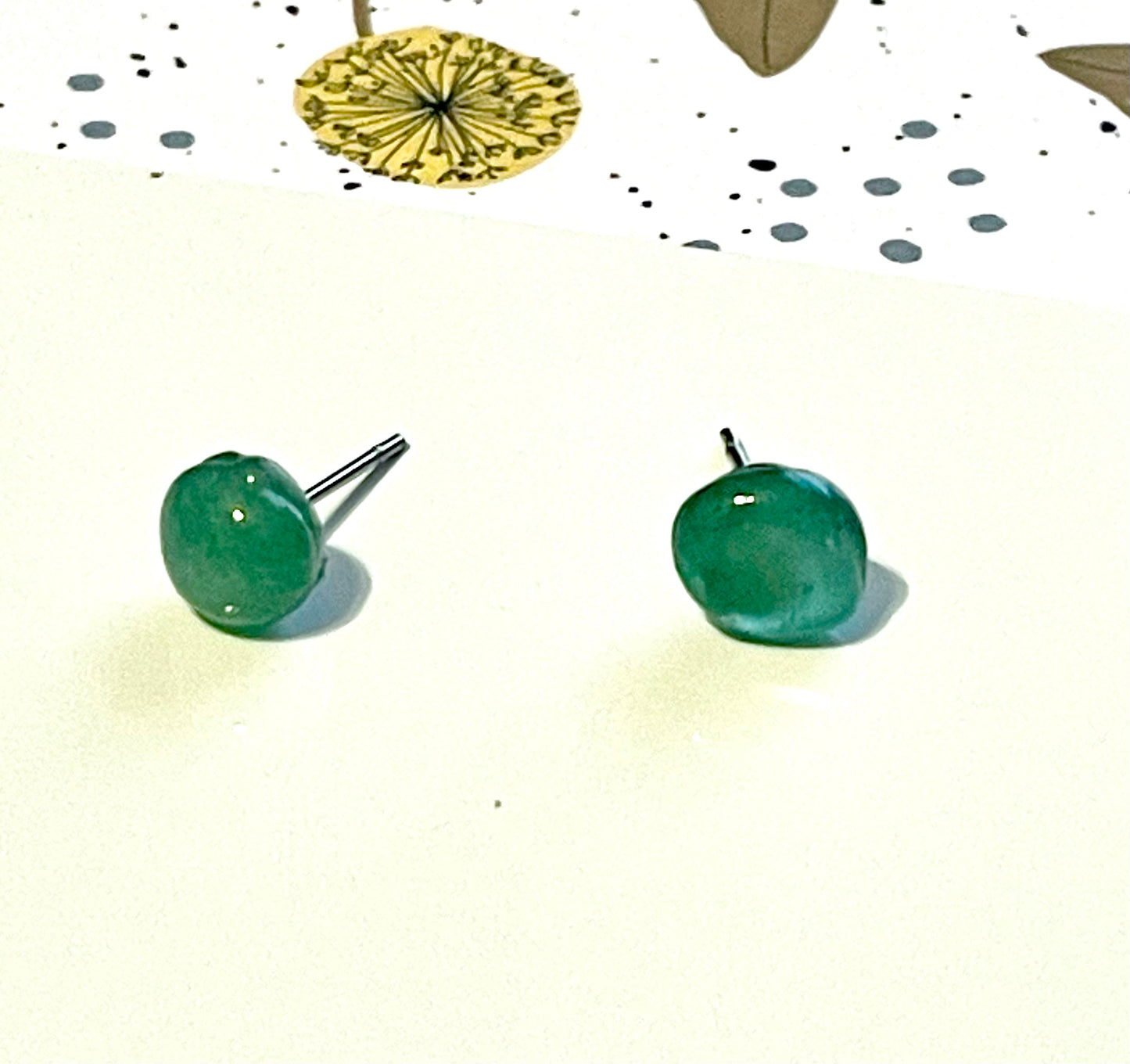 Green Aventurine Chip Earrings