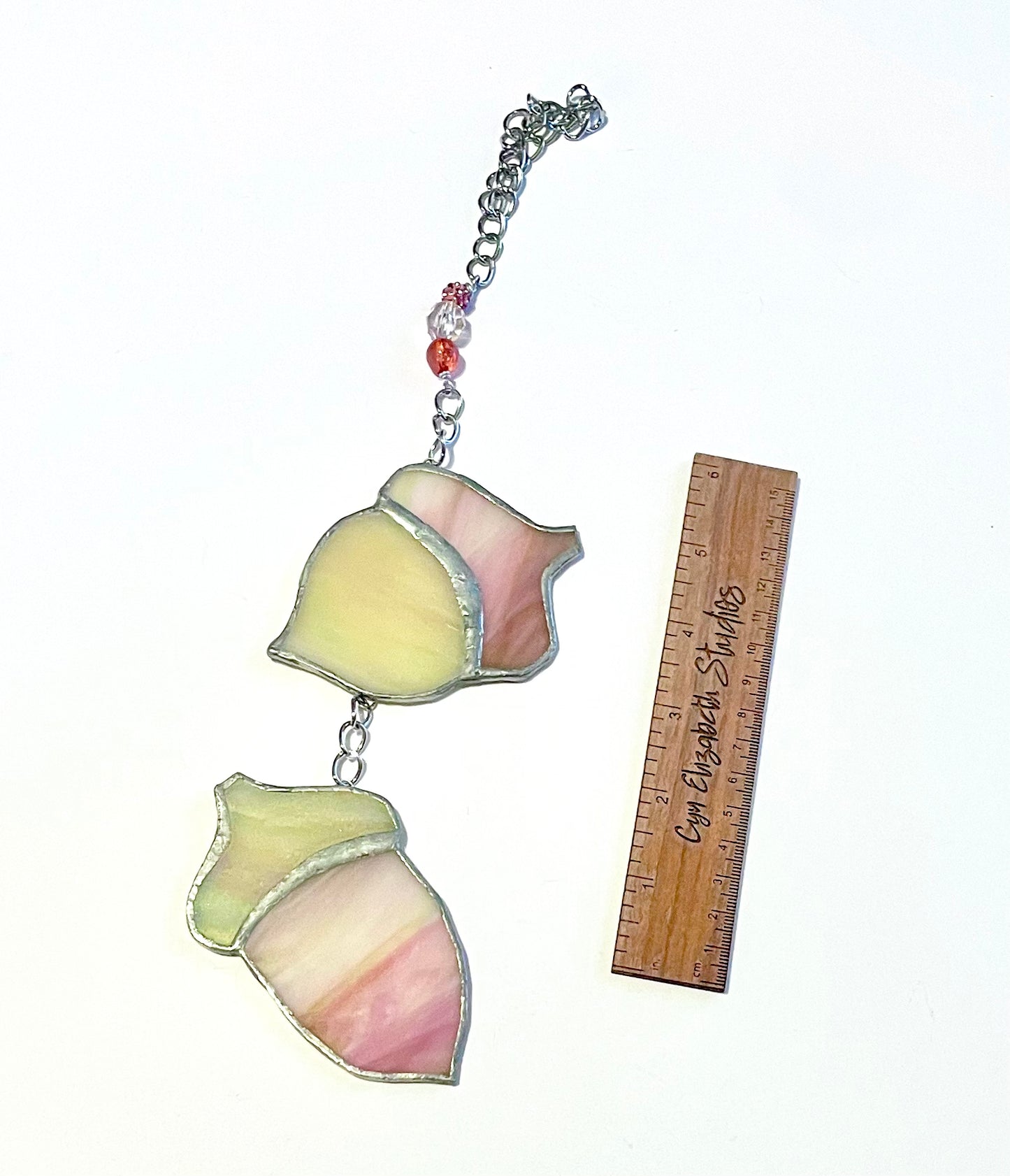 Stained Glass Acorn Suncatcher