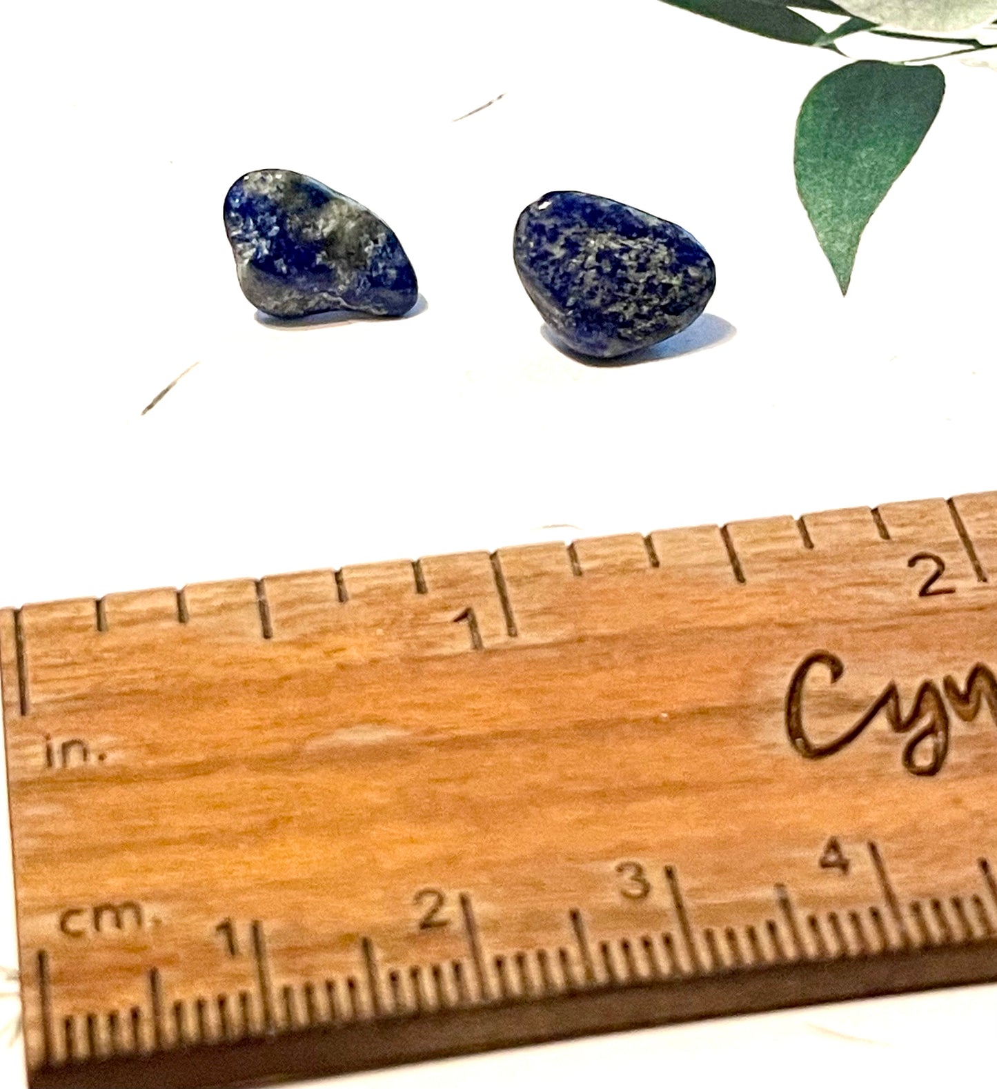 Lapis Lazuli Chip Stud Earrings