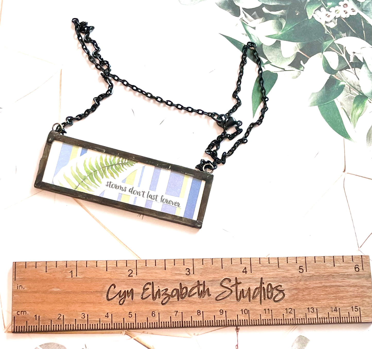 You Are Your Only Limit/Storms Don’t Last Motivational Necklace