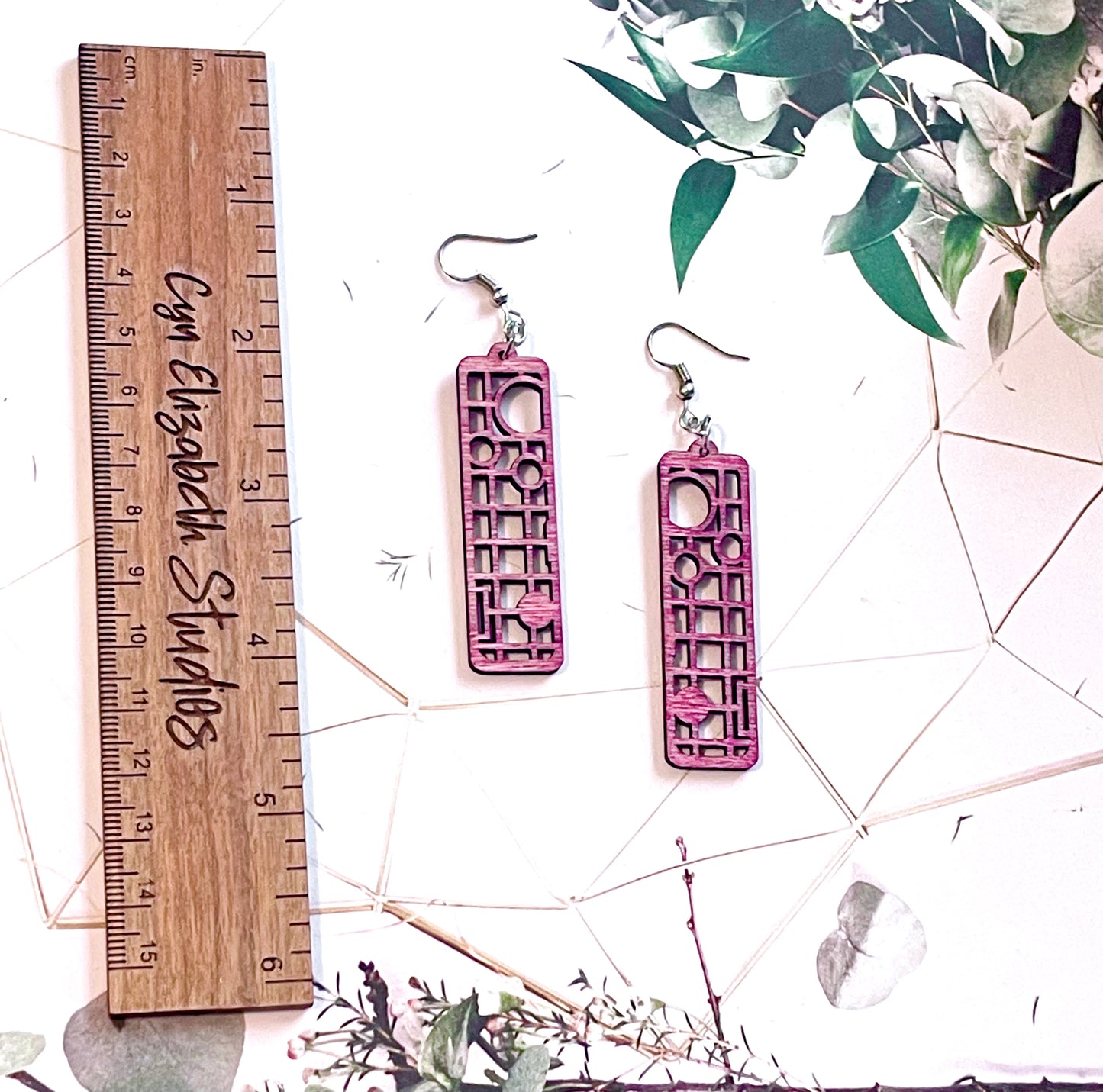 Deco Wood Earrings