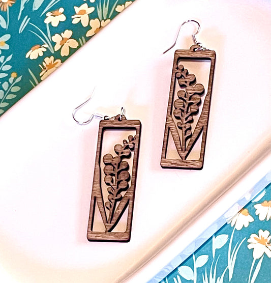 Fireweed Wood Earrings