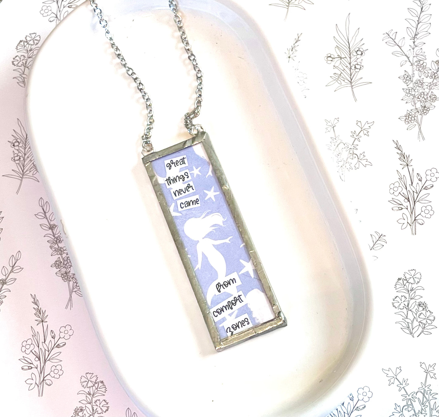 Be Kind, It’s Gangsta/Comfort Zones Pendant Necklace