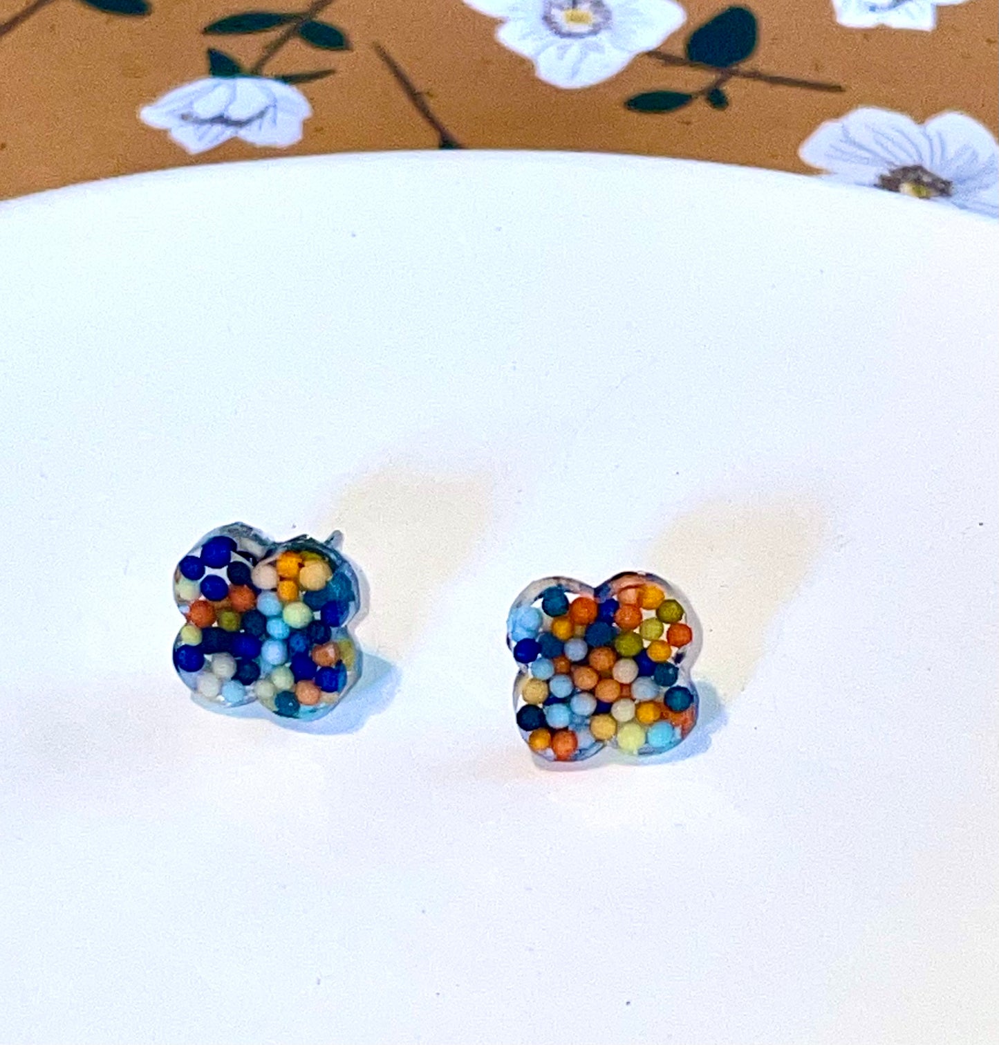 Candy Sprinkle Stud Earrings