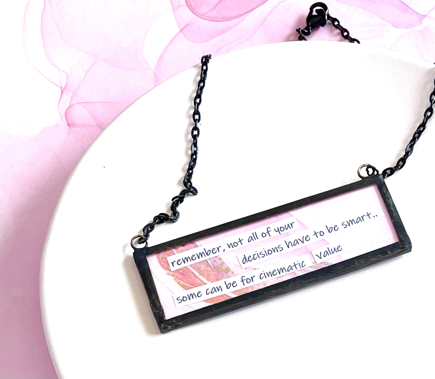 Cinematic Value/Best Friends in Public Two Sided Slide Necklace