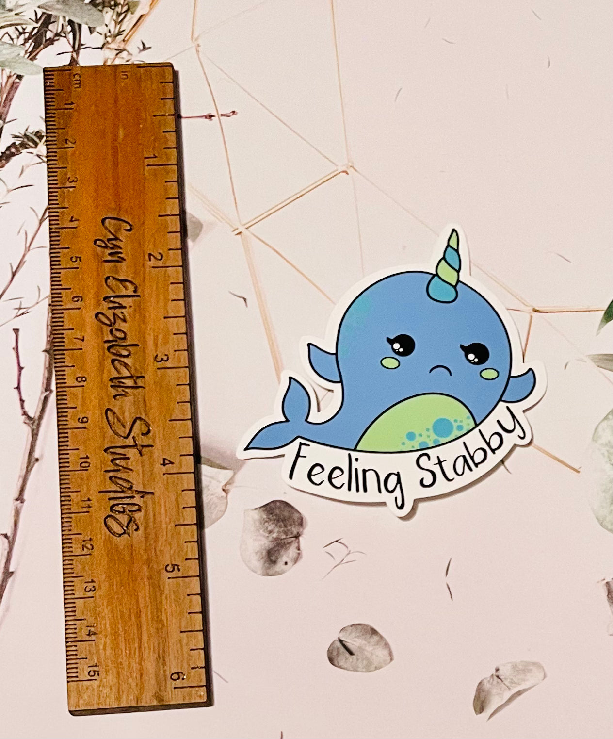 Feeling Stabby Narwal Sticker