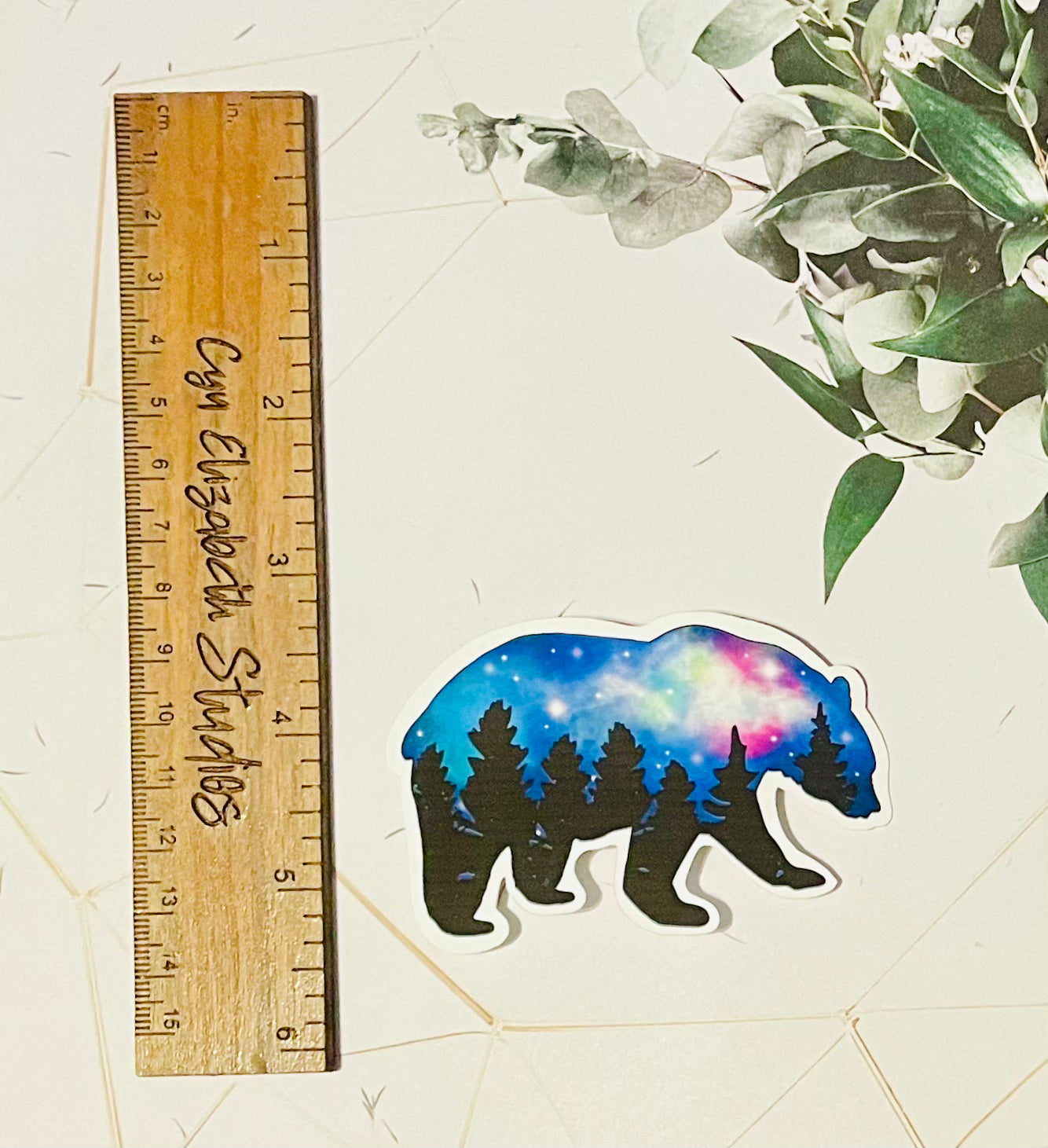 Aurora Bear Sticker