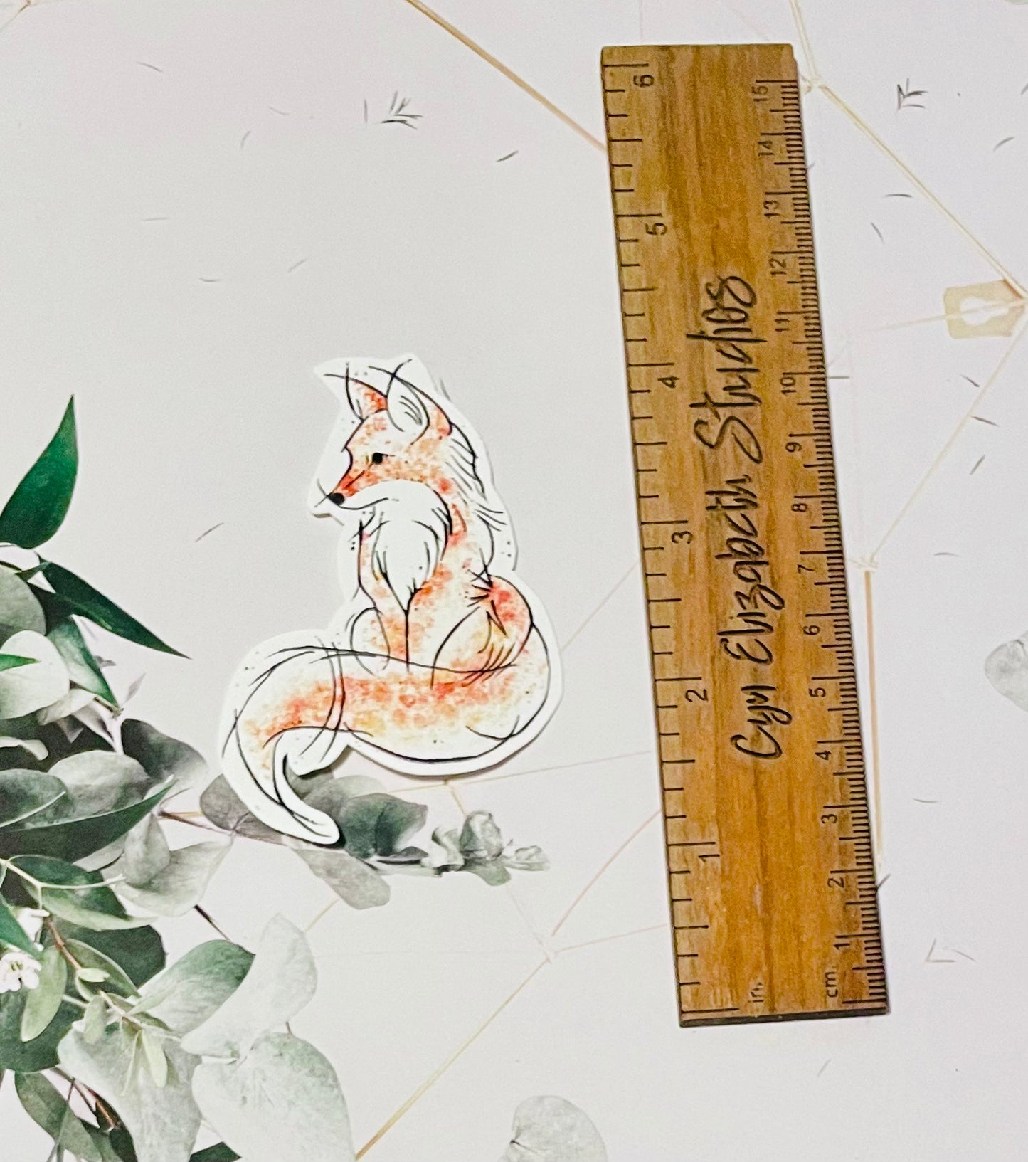 Little Red Fox Sticker