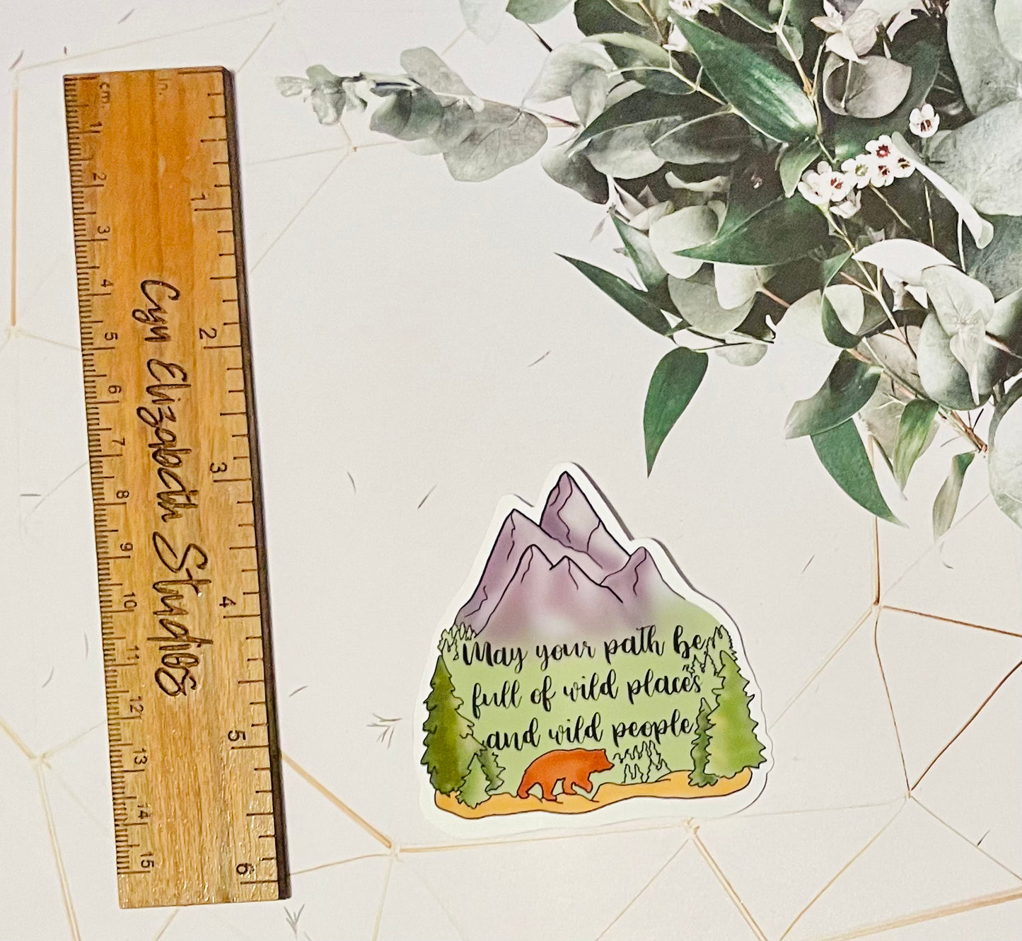 Wild Places and Wild People Sticker