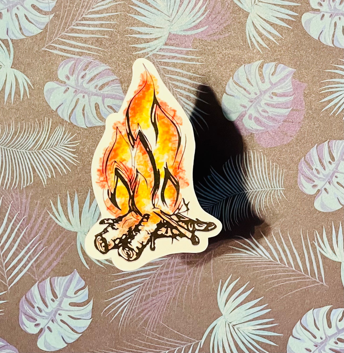 Campfire Sticker