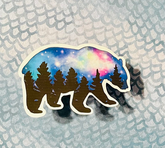 Aurora Bear Sticker