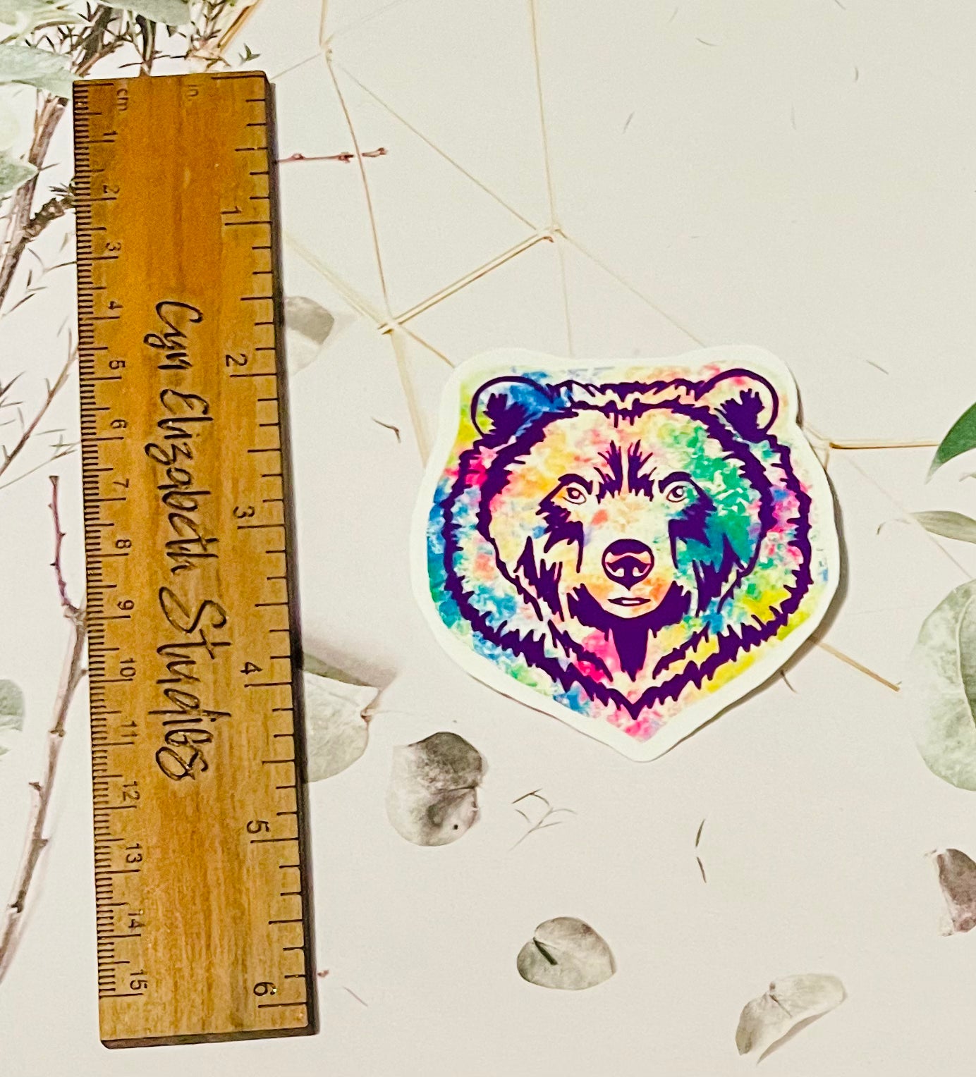 Bear Face Sticker