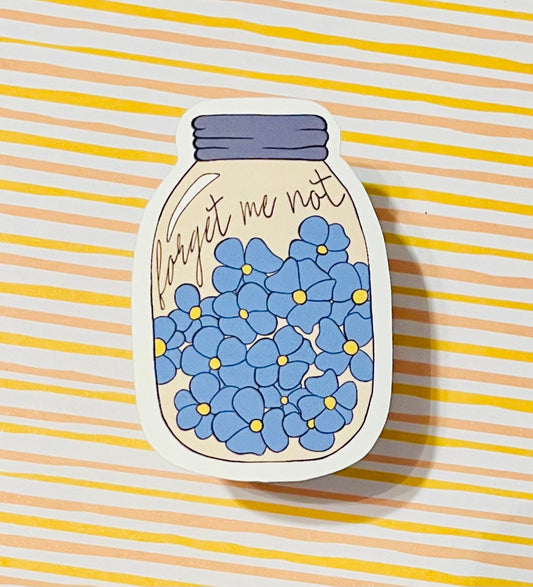 Forget Me Not Stickers